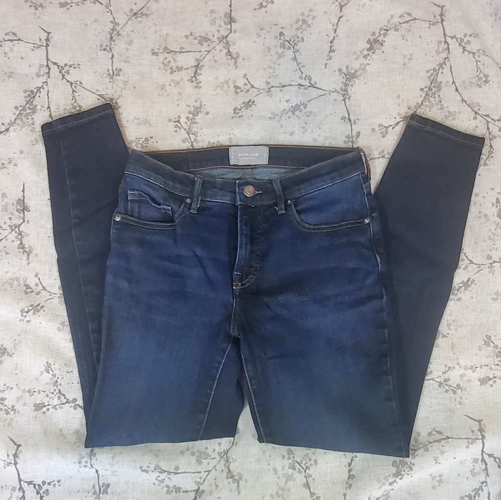 Everlane Mid-Rise Skinny Jeans Deep Indigo